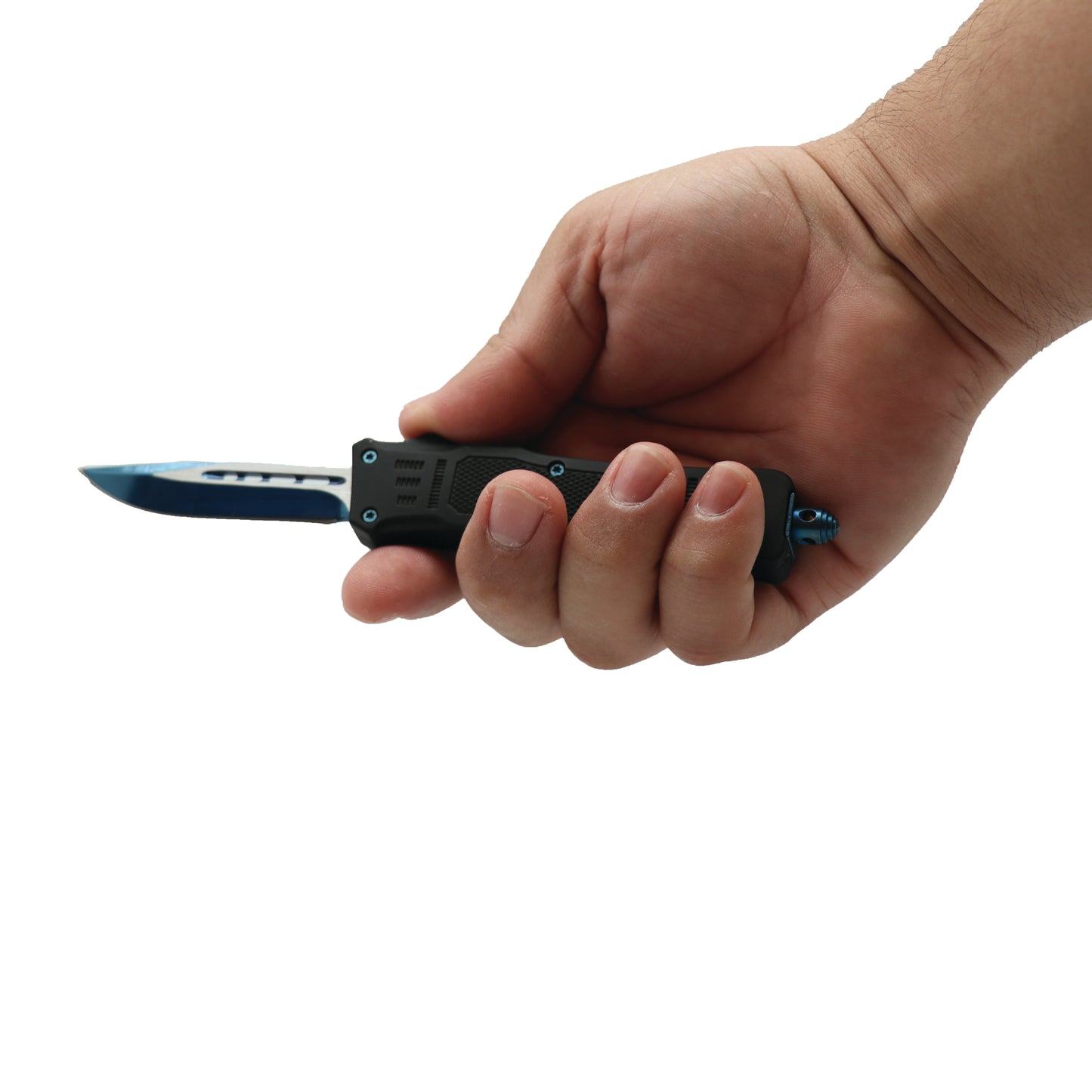 Spring Assisted Automatic Knife W/ Drop Point Blade