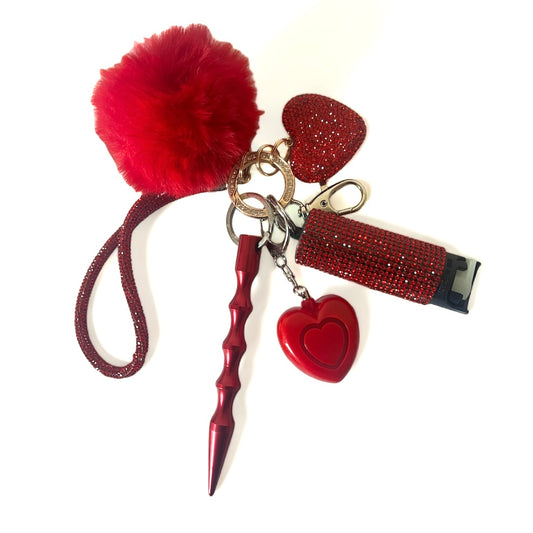 HeartCharm Set Red